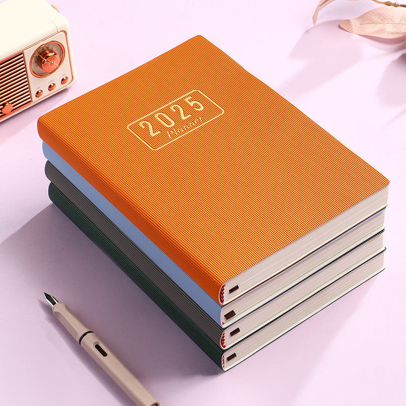 PU Leather 2025 Planner Notebook A5