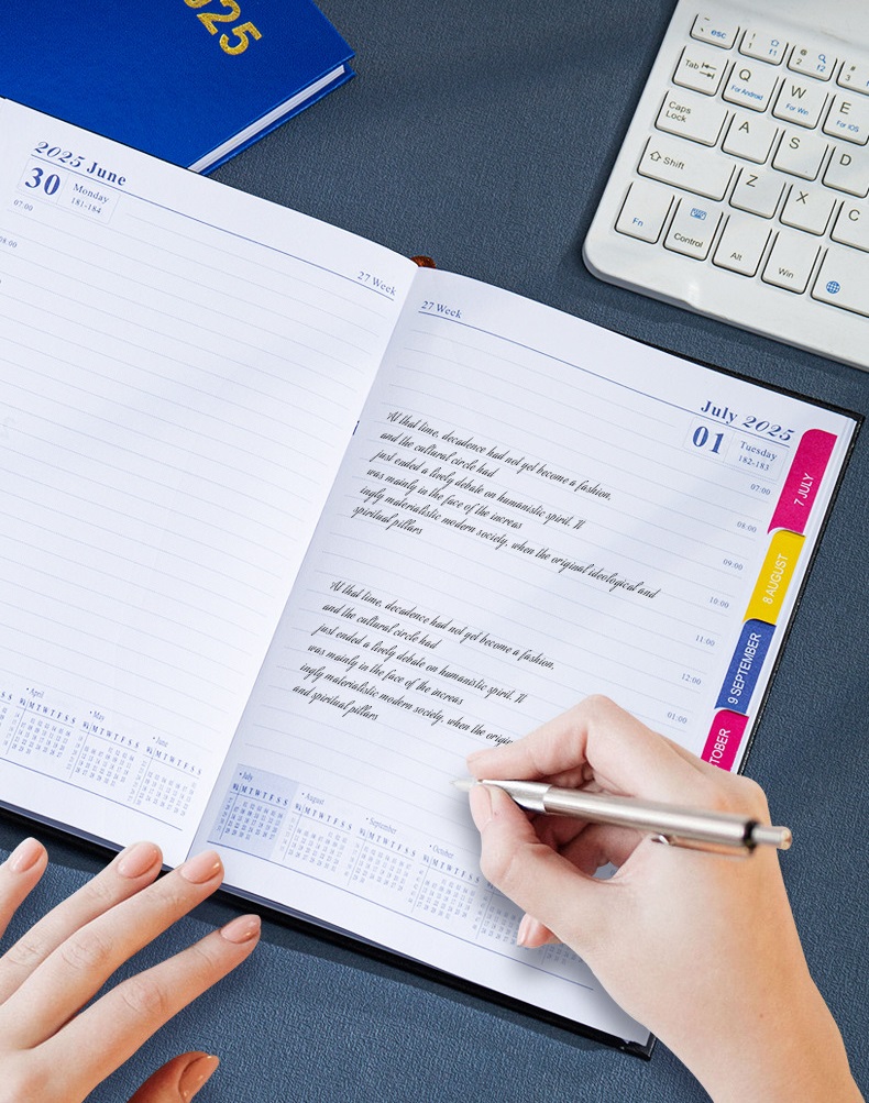 Hardcover 2025 Planner Daily Notebook