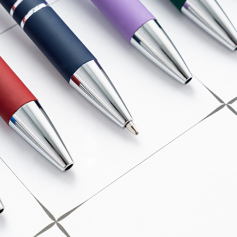 5.5-Inch Stylus Style Ballpoint Pen, 2-in-1 Touchscreen Tip Plastic Click-Action Ballpoint Pen