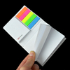Hardcover Sticky Note Memo Pads With Colorful Makers Index Flag Tabs