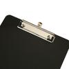A4 Pure Black Acrylic Splint Clamp Writing Clipboard