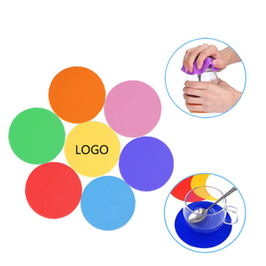 Round Silicone Jar Gripper - Effortless Lid Opener for Weak or Arthritic Hands, Non-Slip, Durable, and Multi-Purpose Pad