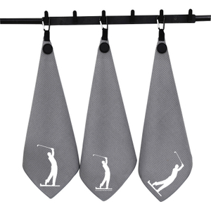 Microfiber Golf Towel with Magnetic and Carabiner