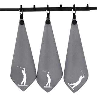 Microfiber Golf Towel with Magnetic and Carabiner