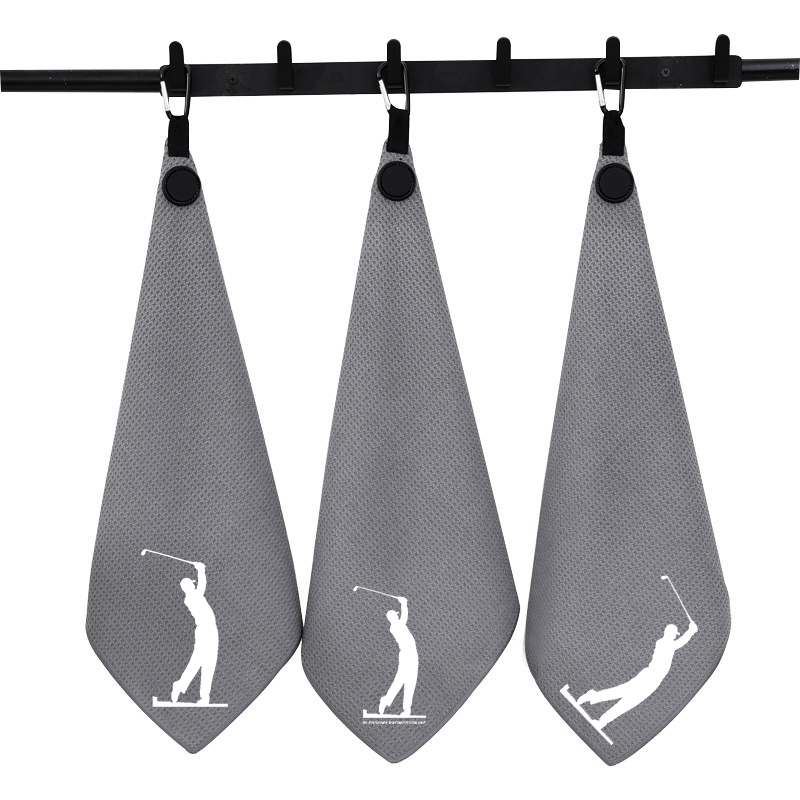 Microfiber Golf Towel with Magnetic and Carabiner