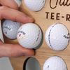 34-hole Round Wooden Golf Ball Display Rack