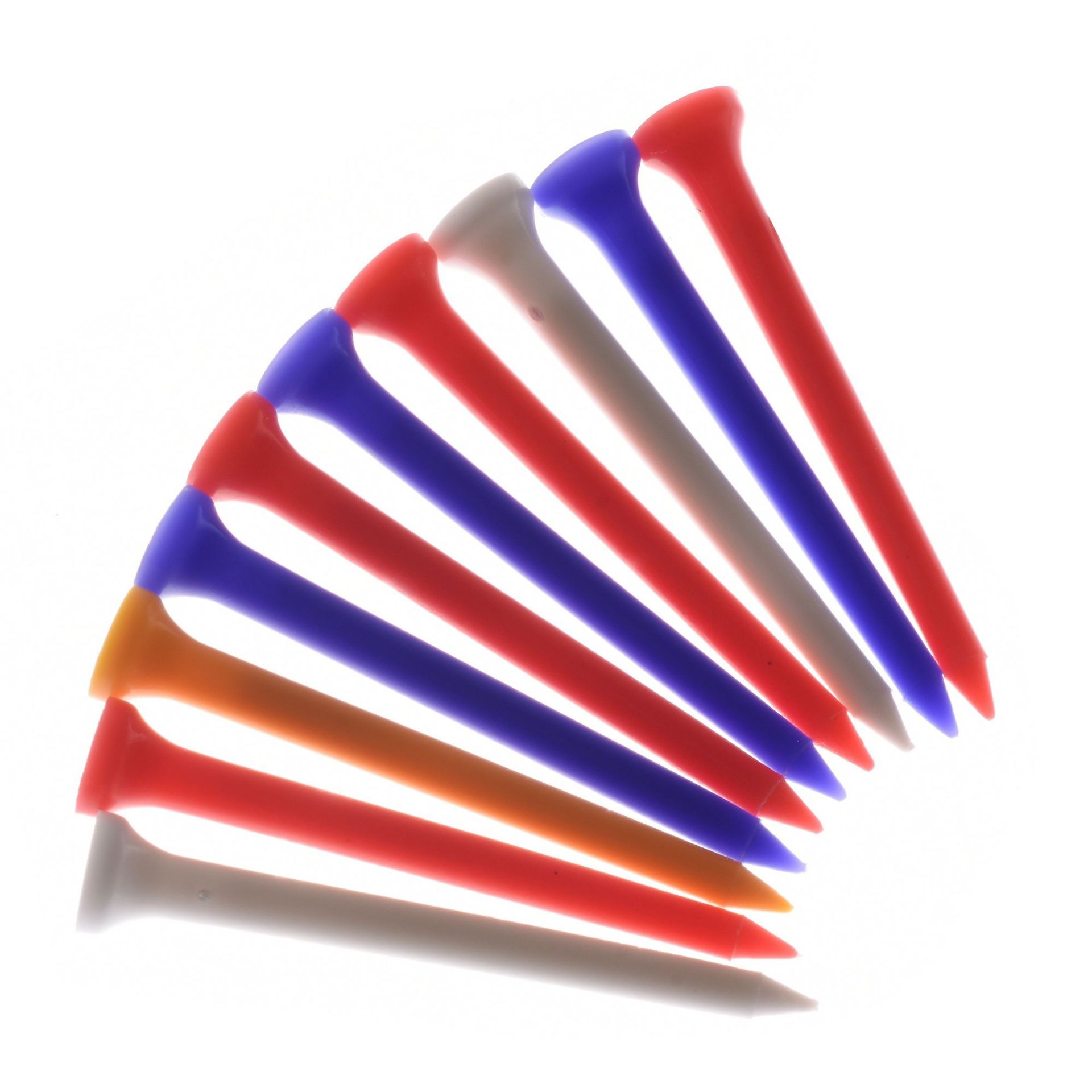 Custom 3-1/4" Durable ABS Plastic Golf Tees - Ideal Height for 400CC Drivers