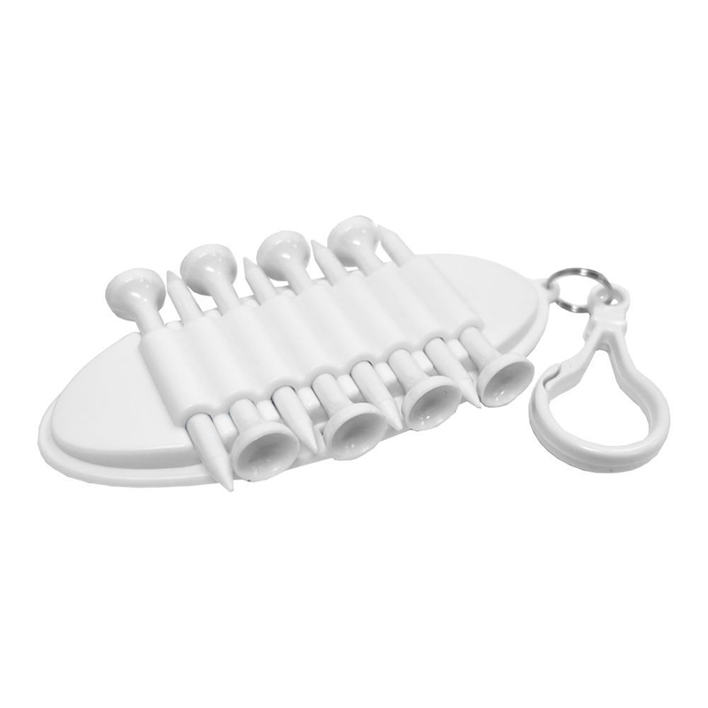 Oval Shape ABS Golf Tee Holder Key Tag