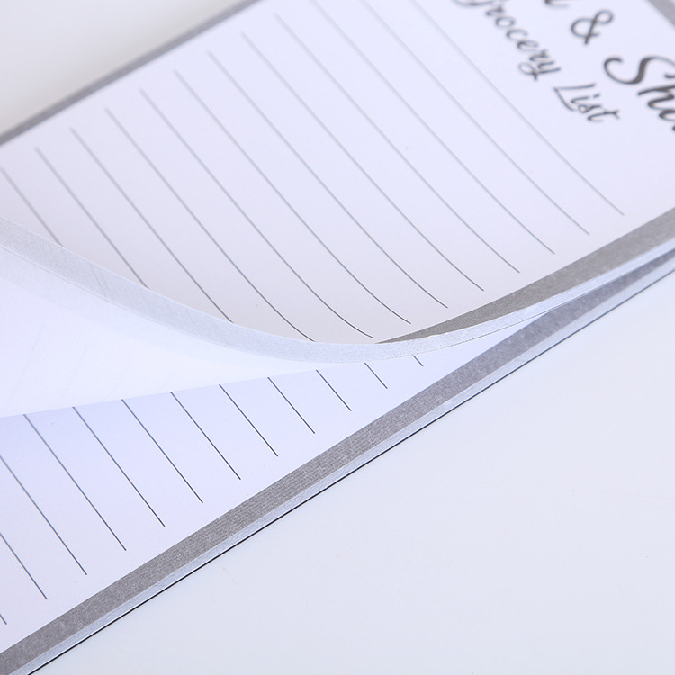 Magnetic Fridge Notepad with Full Soft Magnet Backing, Size: 8.8x18.8cm