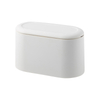 Desktop Trash Can Mini Countertop Garbage Can with Lid Small Plastic Storage Bin for Home Kitchen Dressing Office Kids Bedroom