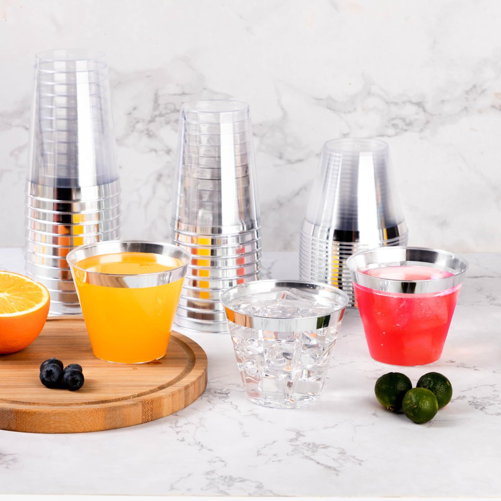 2 oz Disposable PET Plastic Cups Clear Shot