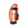 PU Golf Ball Pouch Set - Includes 3 Balls, Large Side Zipper, Hook Clip, Durable & Portable