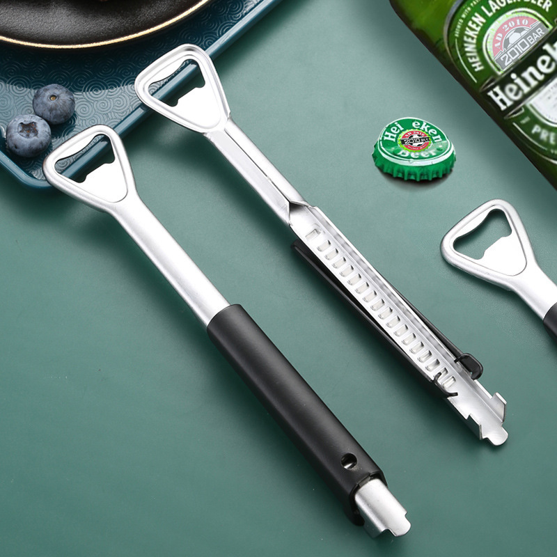 Adjustable Jar Opener for Weak Hands, 3-1 Multifunctional Stainless Steel Can Opener Bottle Jar Lid Gripper