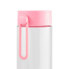 Transpranet 14 oz. PC Sports Water Bottle With PP Lid, Silicone Handle For Sport, Office or Home