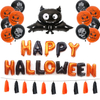 Happy Halloween Balloons Garland Kit Latex and Mylar Foil Balloon Party