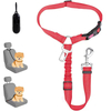 3-in-1 Dog Seatbelt with Adjustable Metal Buckle