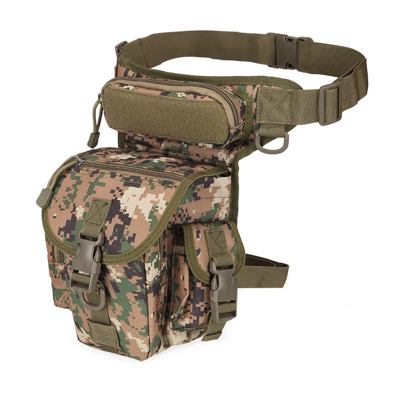Tactical Drop Leg Bag For Men Black Crossbody Backpack Thigh Pouch Military Hunting Outdoor Sling Bags Motorcycle Tool Work Waist