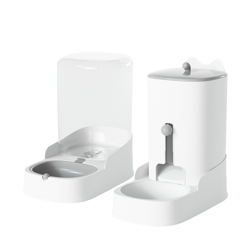 Large Capacity Automatic Pet Feeding Water Dispenser Bowl