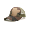 Cotton Twill Camo Mesh Snap Back Trucker Cap
