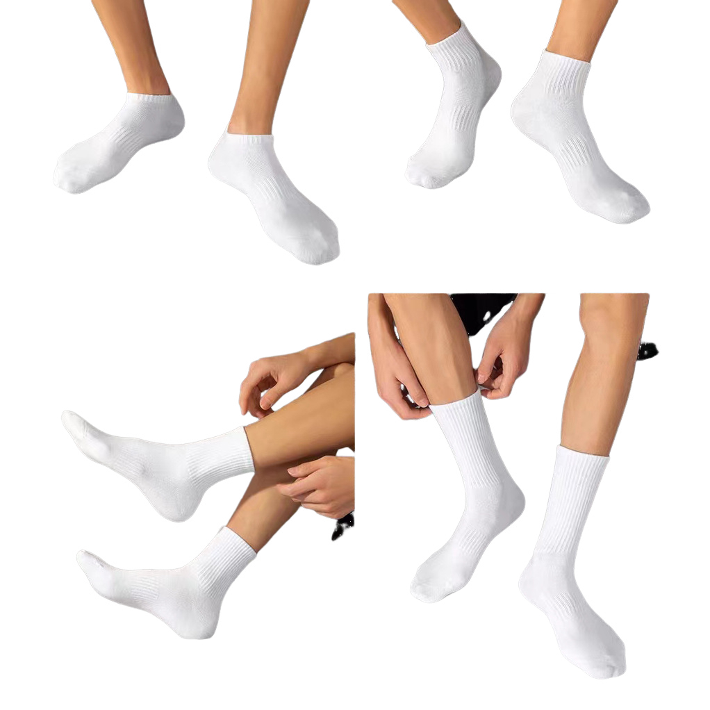Custom Cotton Sports Crew Socks for Men and Women