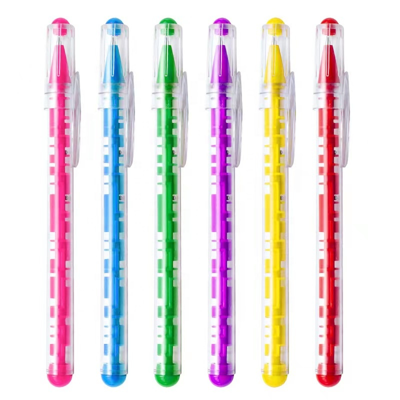 Maze Puzzle Ballpoint Pen Fidget Toy Stress Relief Pens For School Office Anxiety Stress Reliever Toys Pen