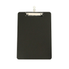 A4 Pure Black Acrylic Splint Clamp Writing Clipboard