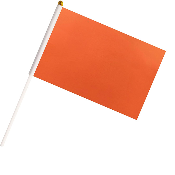Small Mini Plain Hand Held Stick Flag