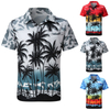 Custom Full Color Dye Sublimation Quick Dry Men's Hawaiian Beach Shirt