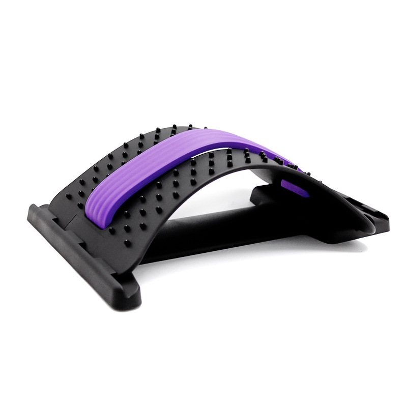 Back Massager Stretcher Waist Lumbar Fitness Back Stretcher Relaxation Spine Pain Relief Tool