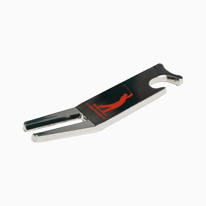 Zinc Alloy Golf Divot Tool with Bottle Opener