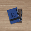 Pocket-size PU Leather Golf Scorecard Holder (12.5 X 8.5 Cm) with Side Pen Slot, Elastic Band Closure