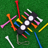 Durable ABS Golf Tee and Ball Marker Holder Set with Hook