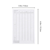 Premium Golf Score Sheet - 5.98 x 3.86 inches
