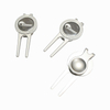 Multifunctional Zinc Alloy Golf Divot Tool Hat Clip with Built-in Hat Clip and Detachable Ball Marker