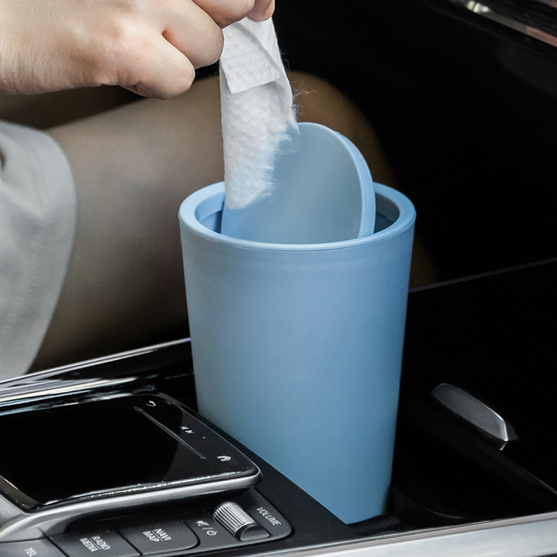 Portable Trash Can with Lid Car Accessories for Interior Leakproof Vehicle Garbage Multipurpose Organizers and Storage