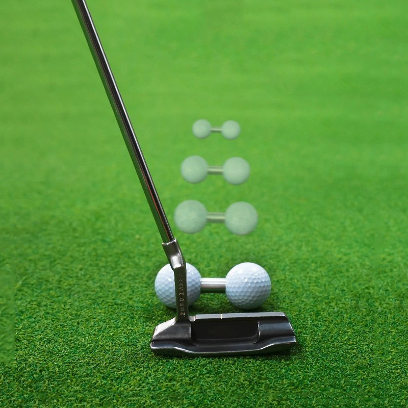 Dual-Ball Putter Alignment Balance Trainer