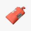 PU leather flask sleeve (6.3" x 3.9") with 4 golf tee slots and a strap. Suitable for 10oz Hip Flask