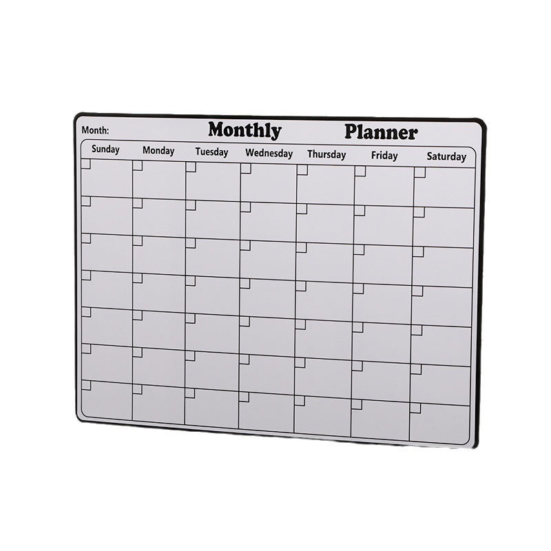 Fridge Pad Magnetic Monthly Weekly Daily Planner Whiteboard