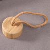 Portable 20 oz. Glass Water Bottle With Bamboo Screw-on Lid For Office Or Home