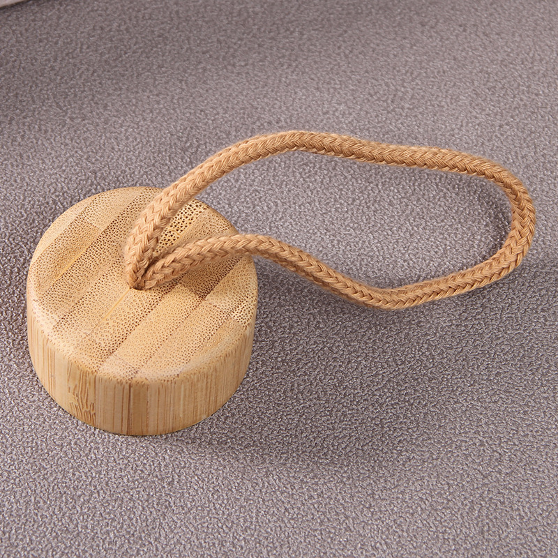 Portable 20 oz. Glass Water Bottle With Bamboo Screw-on Lid For Office Or Home