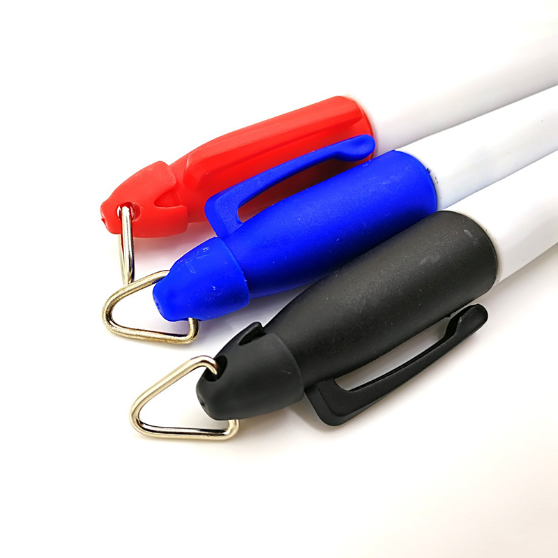 3.6inch Pocket Golf Ball Lines Drawing Marker Pen with a Metal Triangle Clip