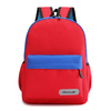 Canvas Student Backpack For Kids Children, features adjustable padded shoulder strap and reflective strips, 16.5'' * 11'' * 4.7''