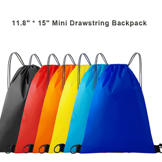 Lightweight 11.8" * 15" Mini Drawstring Backpack