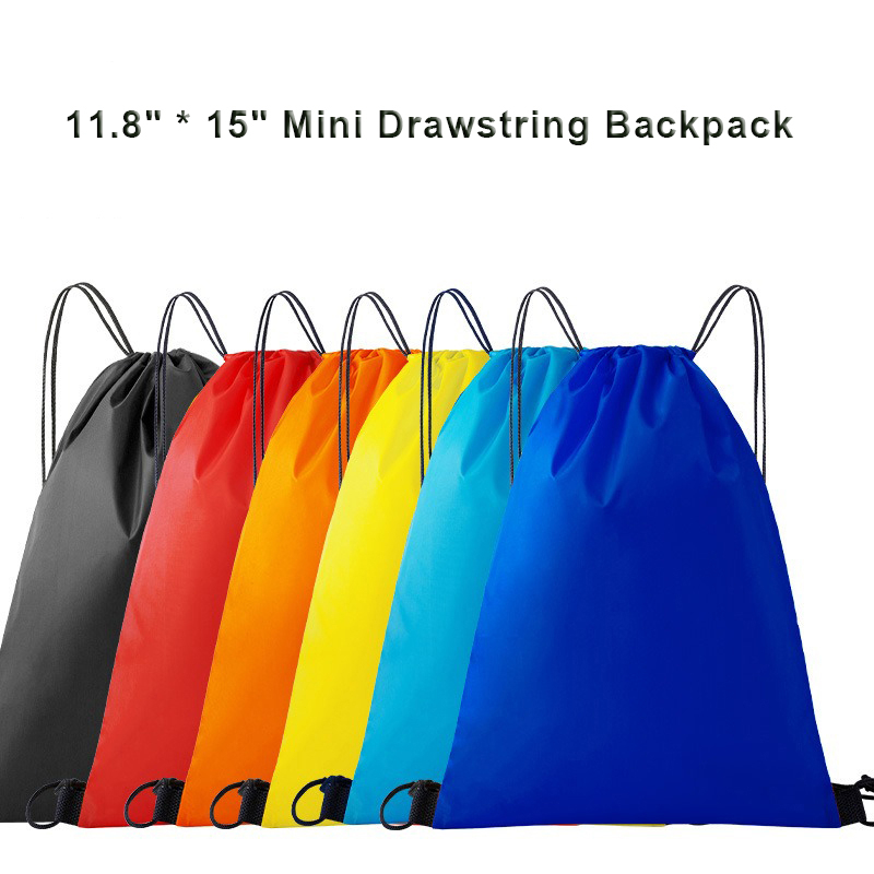 Lightweight 11.8" * 15" Mini Drawstring Backpack