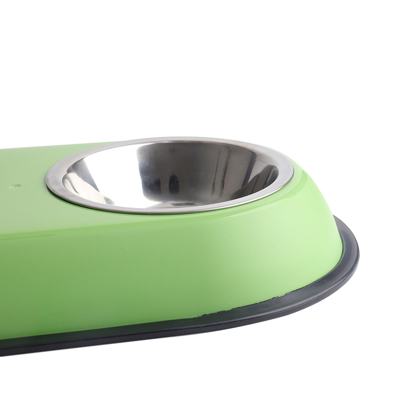 Stainless Steel Double Pet Feeding Bowls Food Water Feeder for Puppies Cats Small Dogs