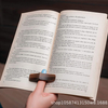 Ergonomic Wooden Book Page Holder Thumb Ring