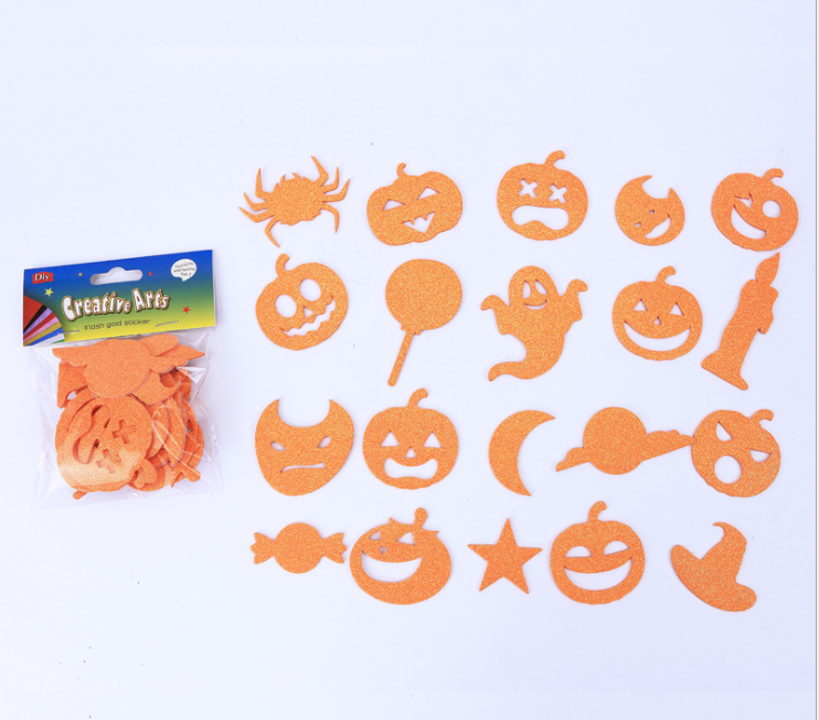 Self Adhesive EVA Halloween Stickers for Kids