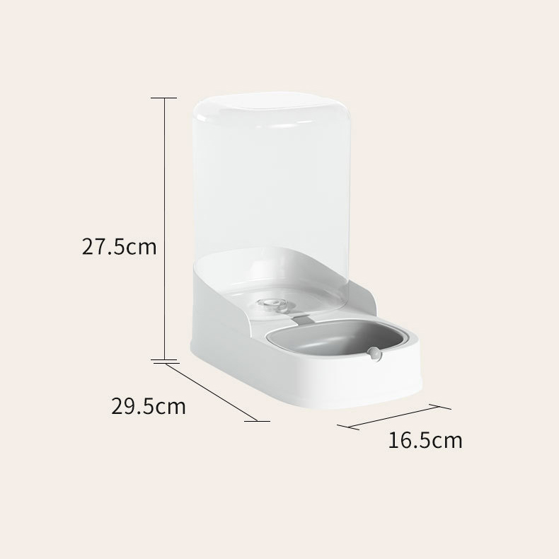 Large Capacity Automatic Pet Feeding Water Dispenser Bowl