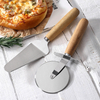remium 2-Pieces Stainless Steel Pizza Kit Wheel Cutter Slicer Spatula Shovel
