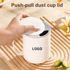 13.5oz Stainless Steel Vacuum Coffee Mug With Special Sliding Lid, One-hand Operation, Designed for Effortless One-handed Use